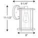 Progress Lighting - P560058-020 - One Light Wall Lantern - Gunther - Antique Bronze