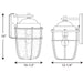 Progress Lighting - P560067-031 - One Light Wall Lantern - Holcombe - Black