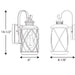 Progress Lighting - P560080-031 - One Light Wall Lantern - Hollingsworth - Black