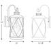 Progress Lighting - P560082-031 - One Light Wall Lantern - Hollingsworth - Black