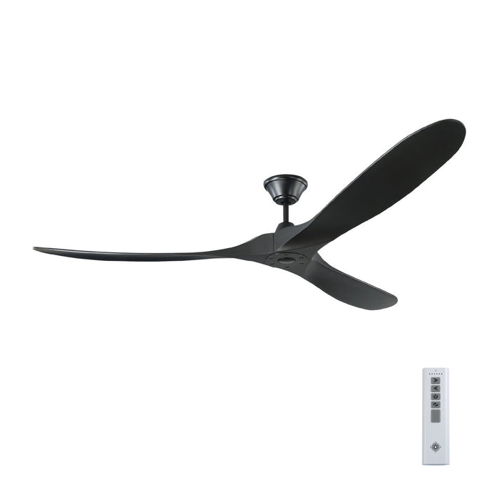 Visual Comfort Fan - 3MAVR70BKBK - 70 Inch Ceiling Fan - Maverick - Matte Black