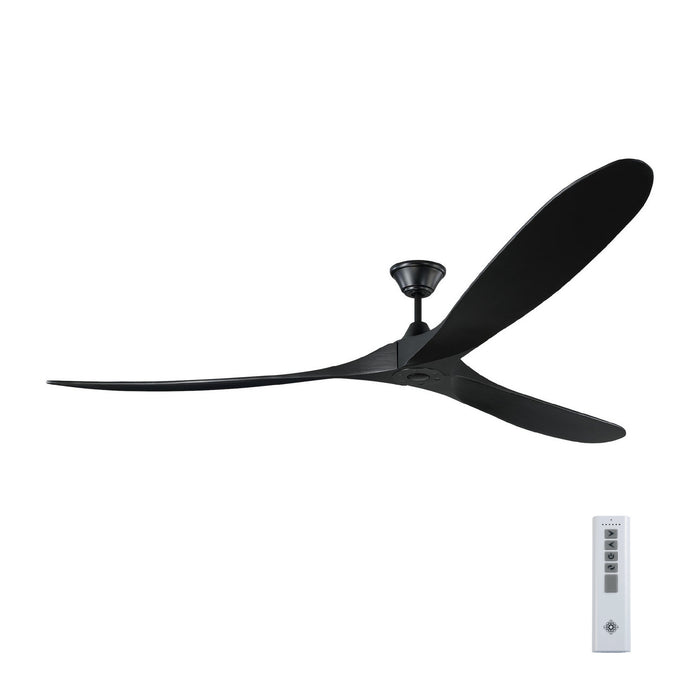 Visual Comfort Fan - 3MAVR88BKBK - 88 Inch Ceiling Fan - Maverick - Matte Black
