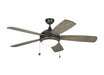 Generation Lighting - 5DIO52AGPD - 52" Ceiling Fan - Discus - Aged Pewter