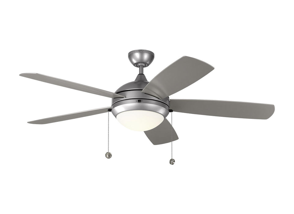 Generation Lighting - 5DIW52PBSD - 52" Ceiling Fan - Discus - Painted Brushed Steel