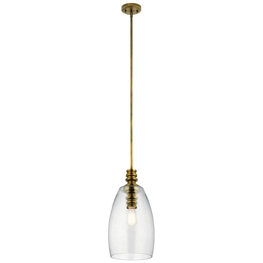 Lakum One Light Pendant Natural Brass