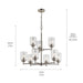Kichler - 44031NI - Nine Light Chandelier - Winslow - Brushed Nickel