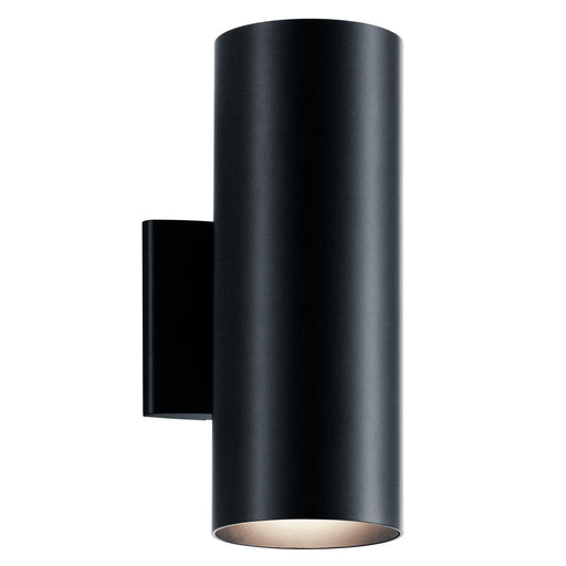 Two Light Outdoor Wall Mount Black