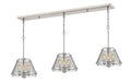 Z-Lite - 451-16-3BN - Nine Light Linear Chandelier - Iuka - Brushed Nickel