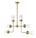 Z-Lite - 617-6FB - Six Light Chandelier - Calliope - Foundry Brass