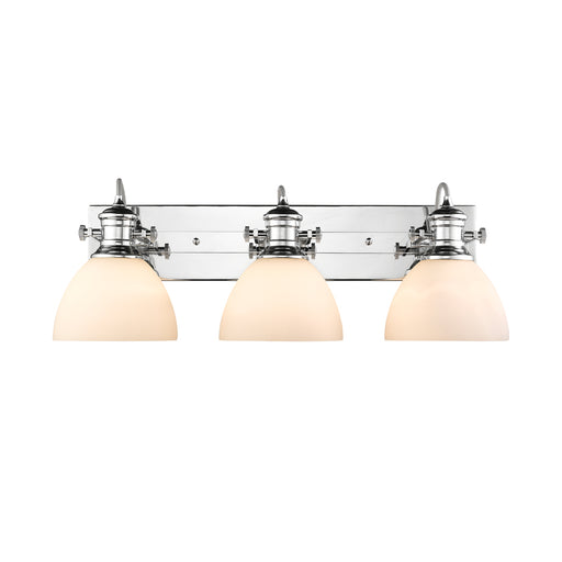 Hines Three Light Bath Vanity Chrome