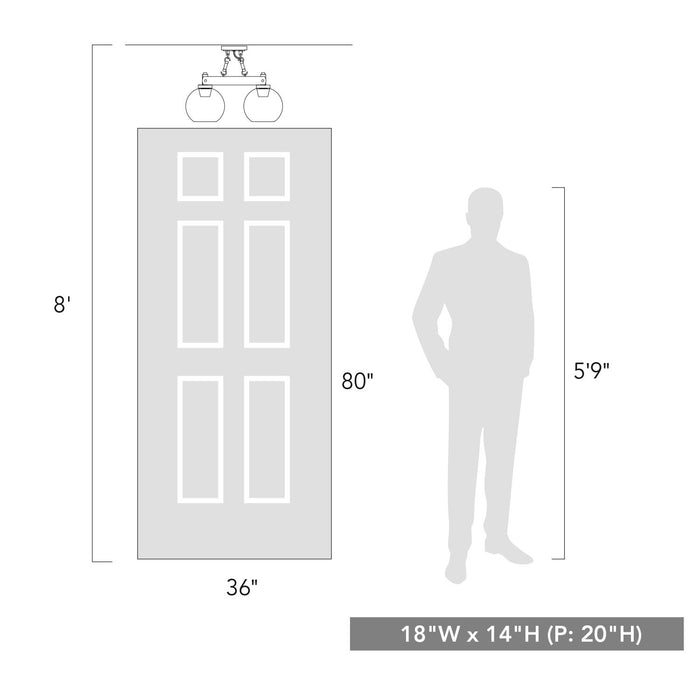 Golden - 4855-SF RBZ-SD - Three Light Semi-Flush Mount - Galveston - Rubbed Bronze