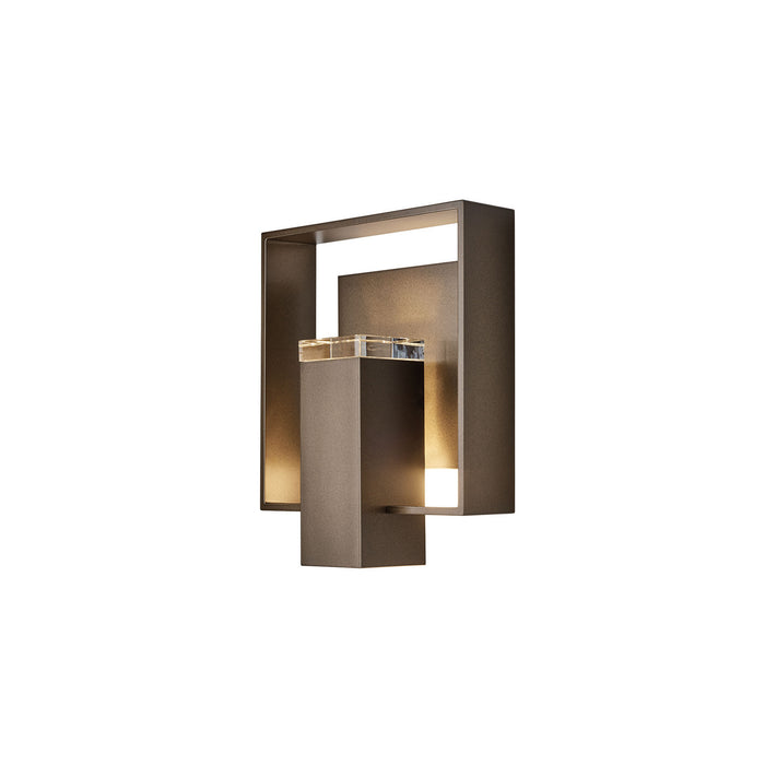 Hubbardton Forge - 302603-SKT-75-75-ZM0546 - One Light Outdoor Wall Sconce - Shadow Box - Coastal Bronze