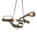 Hubbardton Forge - 137820-SKT-STND-07-ZM0549 - Five Light Pendant - Graffiti - Dark Smoke
