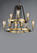 Maxim - 11737OIAB - Nine Light Chandelier - Haven - Oil Rubbed Bronze / Antique Brass