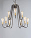 Maxim - 11737OIAB - Nine Light Chandelier - Haven - Oil Rubbed Bronze / Antique Brass
