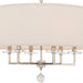 Crystorama - 8116-PN - Six Light Chandelier - Paxton - Polished Nickel