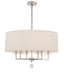 Crystorama - 8116-PN - Six Light Chandelier - Paxton - Polished Nickel