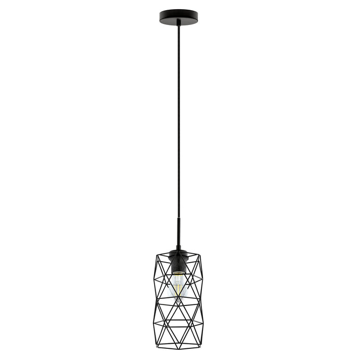 Eglo USA - 202358A - One Light Pendant - Estevau - Matte Black