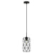 Eglo USA - 202358A - One Light Pendant - Estevau - Matte Black