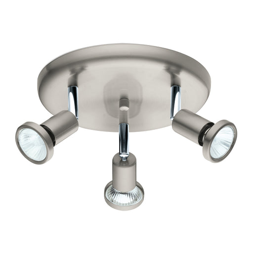 Buzz Three Light Ceiling Track Light Matte Nickel