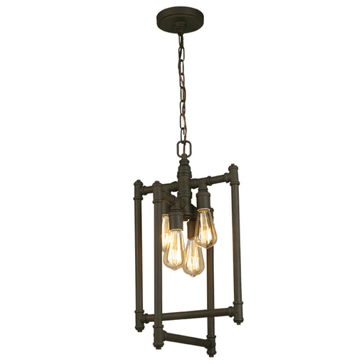 Wymer Four Light Pendant Matte Bronze