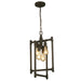Eglo USA - 202836A - Four Light Pendant - Wymer - Matte Bronze