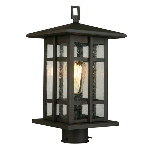 Arlington Creek One Light Outdoor Post Mount Matte Bronze