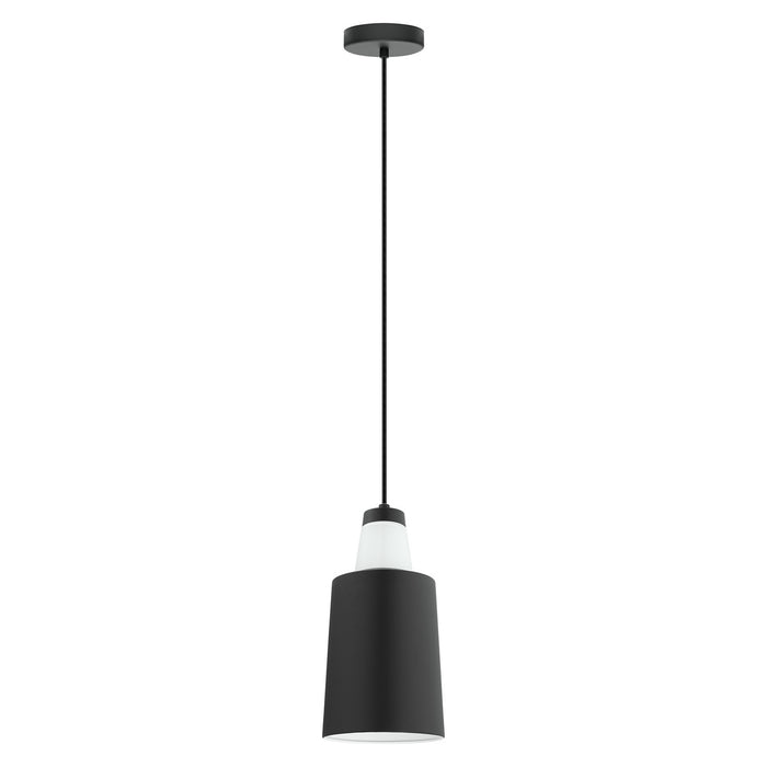 Eglo USA - 96801A - One Light Pendant - Tabanera - Black & White