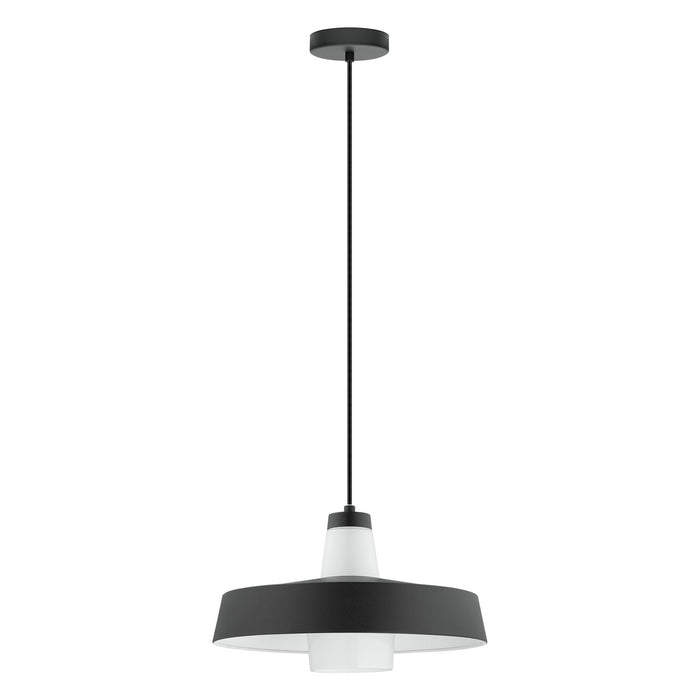 Eglo USA - 96803A - One Light Pendant - Tabanera - Black & White