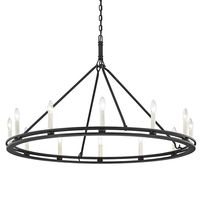 Troy Lighting - F6237-TBK - 12 Light Chandelier - Sutton - Textured Black