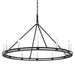 Troy Lighting - F6237-TBK - 12 Light Chandelier - Sutton - Textured Black