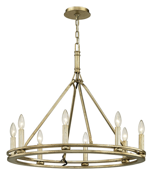Troy Lighting - F6246-CPL - Eight Light Chandelier - Sutton - Champagne Silver Leaf