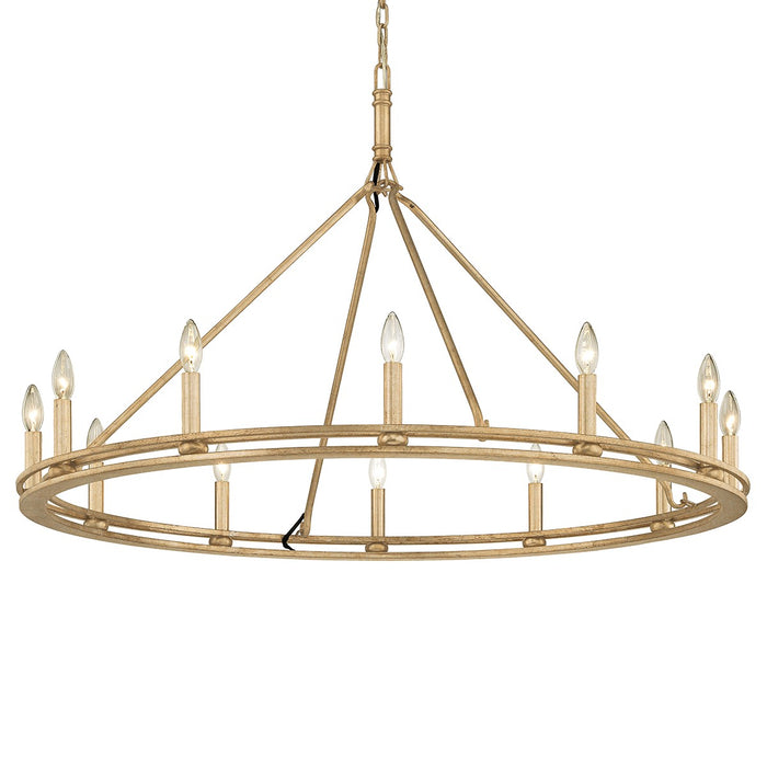 Troy Lighting - F6247-CPL - 12 Light Chandelier - Sutton - Champagne Leaf