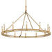 Troy Lighting - F6247-CPL - 12 Light Chandelier - Sutton - Champagne Leaf