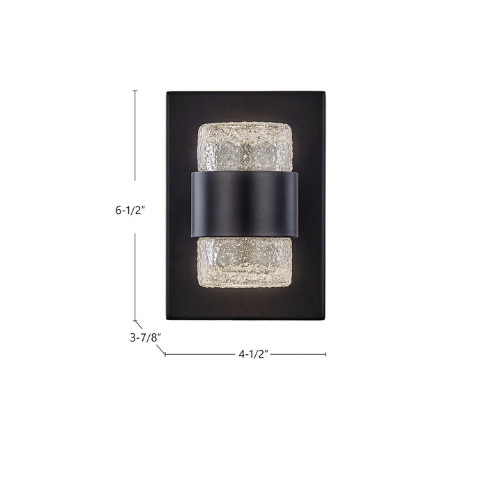 Kuzco Lighting - EW48208-BK - LED Wall Sconce - Copenhagen - Black