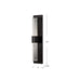 Kuzco Lighting - EW48218-BK - LED Wall Sconce - Copenhagen - Black
