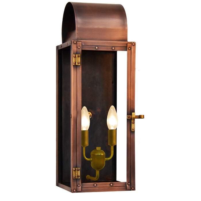 Coppersmith - WT18E - Whitney 18" Electric Outdoor Wall Sconce - Copper