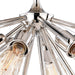Vaxcel - C0161 - Six Light Semi Flush Mount - Estelle - Polished Nickel