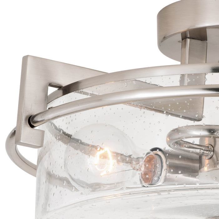 Vaxcel - C0170 - Two Light Pendant - Addison - Satin Nickel