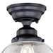 Vaxcel - C0177 - One Light Semi Flush Mount - Huntley - Oil Rubbed Bronze