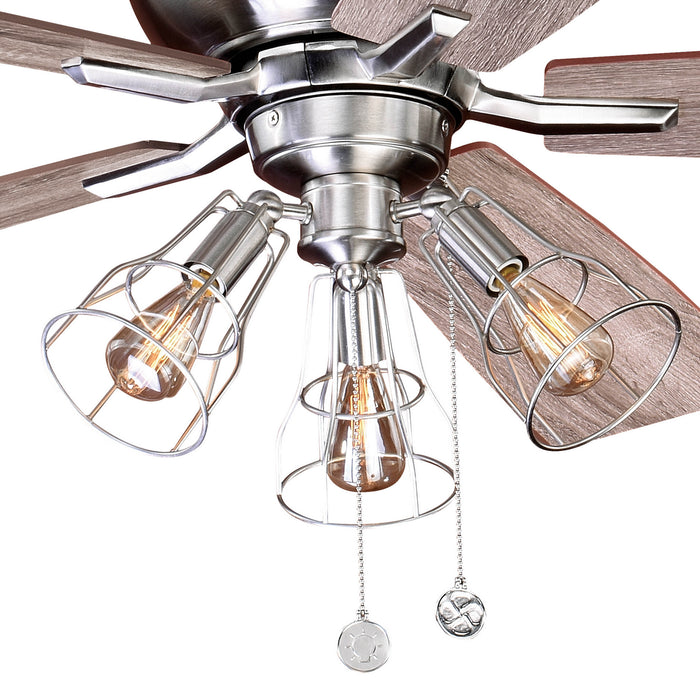 Vaxcel - F0054 - 52 Inch Ceiling Fan - Clybourn - Satin Nickel