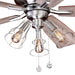 Vaxcel - F0054 - 52 Inch Ceiling Fan - Clybourn - Satin Nickel