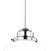 Vaxcel - P0244 - One Light Pendant - Huntley - Satin Nickel