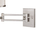 Vaxcel - W0259 - One Light Swing Arm Wall Light - Polk - Satin Nickel