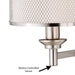 Vaxcel - W0259 - One Light Swing Arm Wall Light - Polk - Satin Nickel