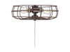 Meridian - M2028ORB - Three Light Fan Light Kit - Ratcliffe - Oil Rubbed Bronze
