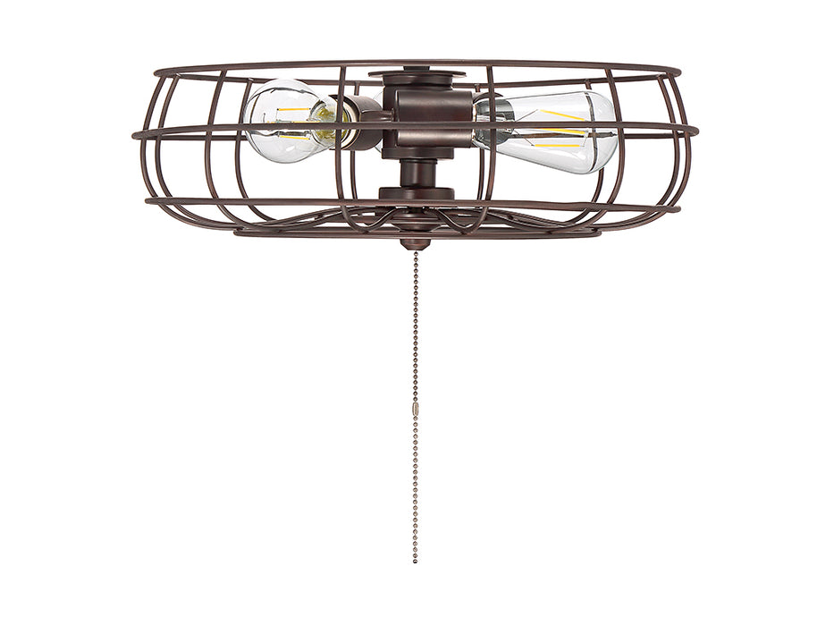 Meridian - M2028ORB - Three Light Fan Light Kit - Ratcliffe - Oil Rubbed Bronze