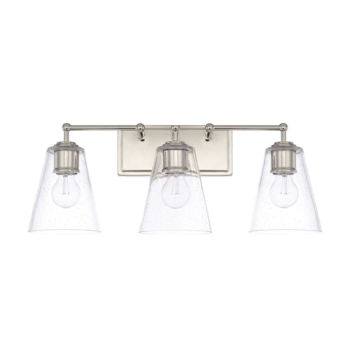 Capital Lighting - 121731PN-463 - Three Light Vanity - Murphy - Polished Nickel