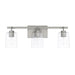 Capital Lighting - 128531BN-449 - Three Light Vanity - Greyson - Brushed Nickel