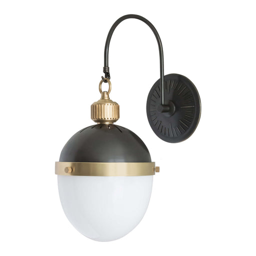 Otis One Light Wall Sconce Blackened Brass